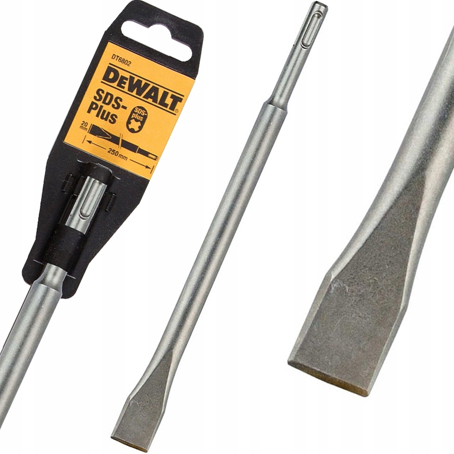 

Dłuto płaskie wąskie 20x250mm DeWalt DT6802 Sds+