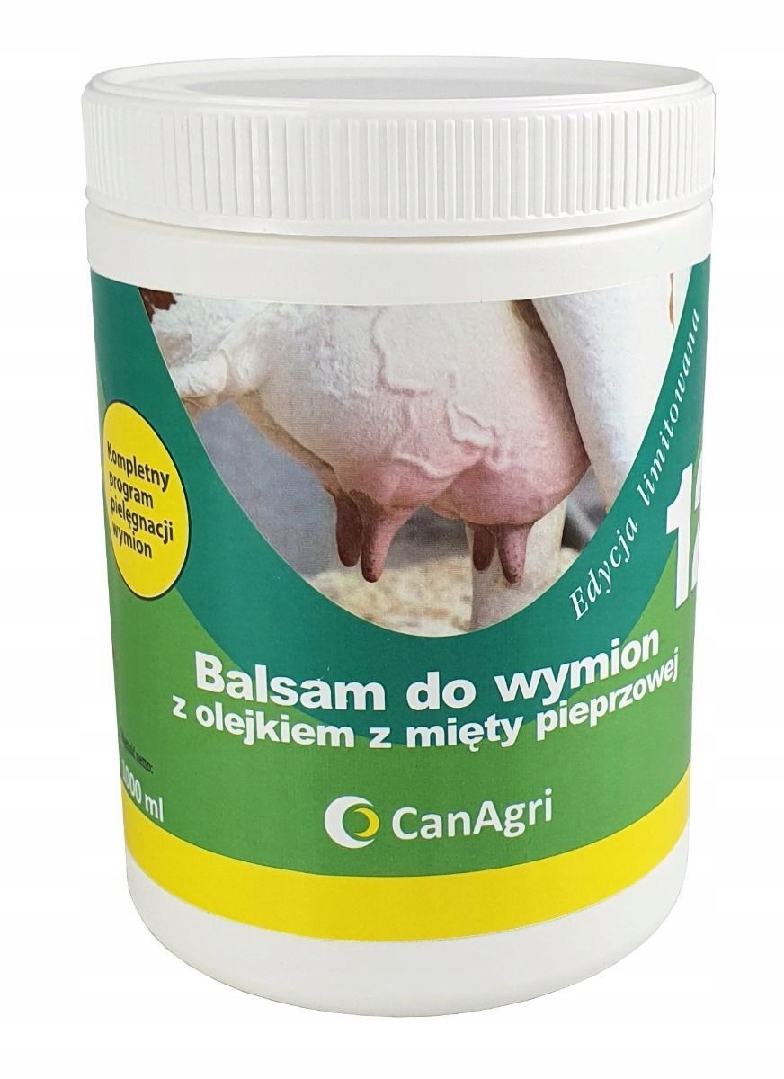 

Balsam do wymion z olejkiem z mięty ”12”, 1000 ml