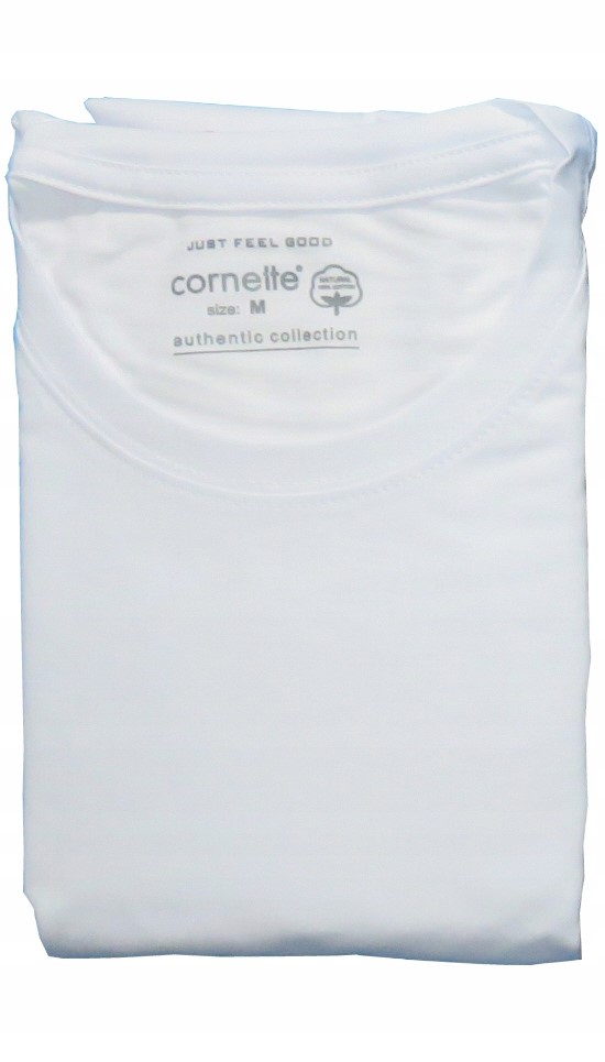 CORNETTE koszulka authentic 202 NEW biała M Materiał dominujący bawełna