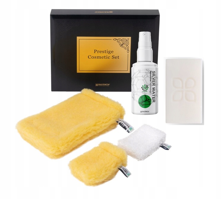 Raypath Kosmetická sada pro odličování peelingu Voda s nanostříbrem Mýdlo