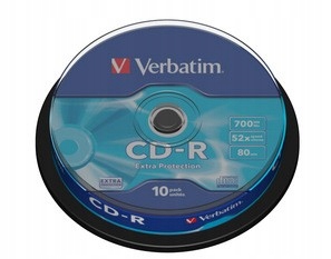 Verbatim DL Ep płyty Cd-r 700MB 52x 10szt 43437 Cb