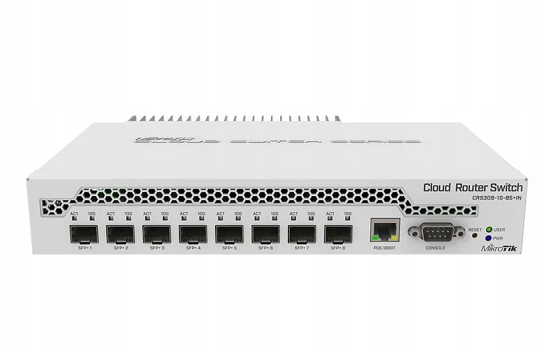 Mikrotik CRS309-1G-8S+ spravovateľný prepínač Gigabit Ethernet (10/100/1000) Ob