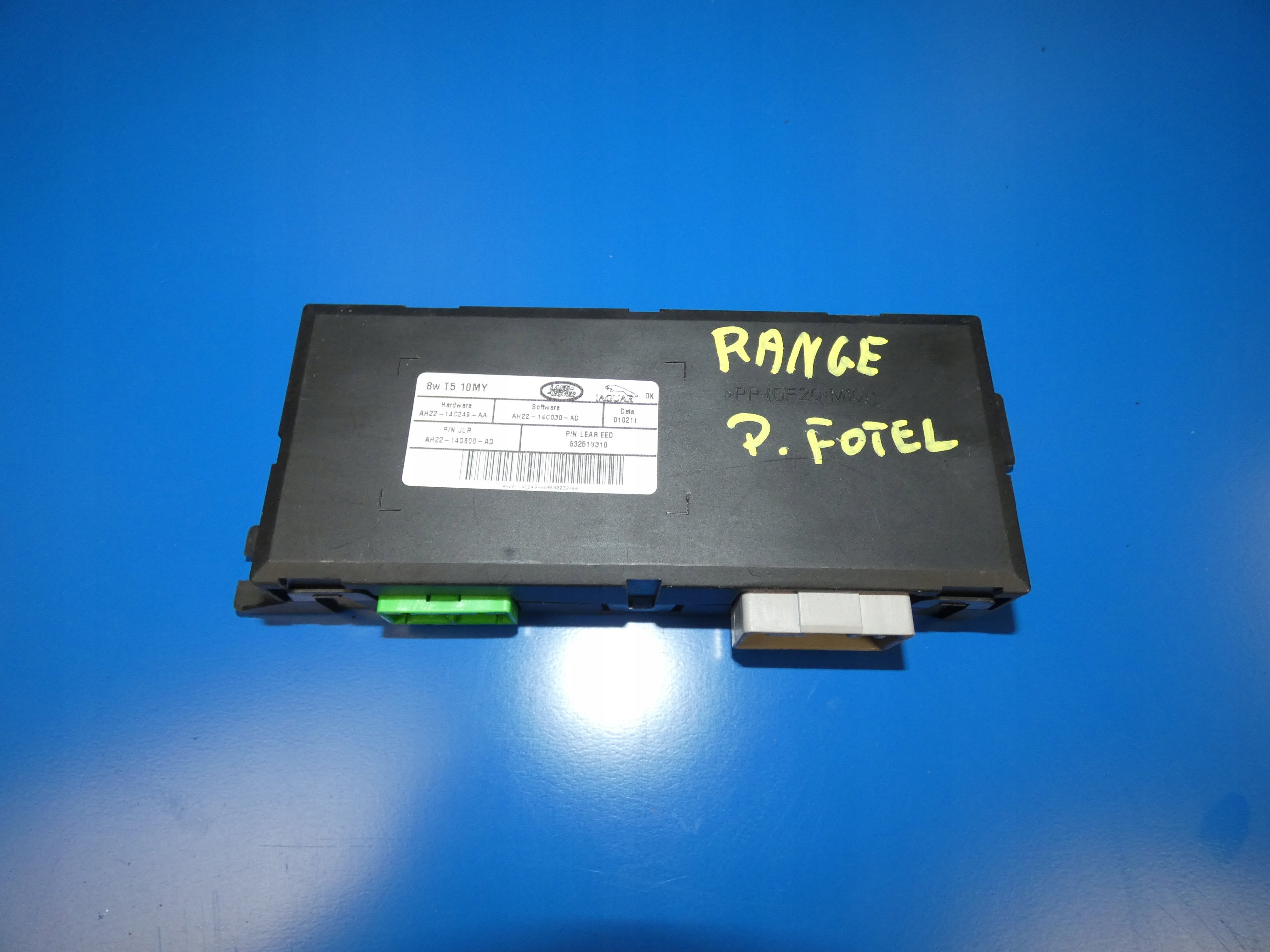 RANGE ROVER SPORT L320 Module Siège Droite Avant