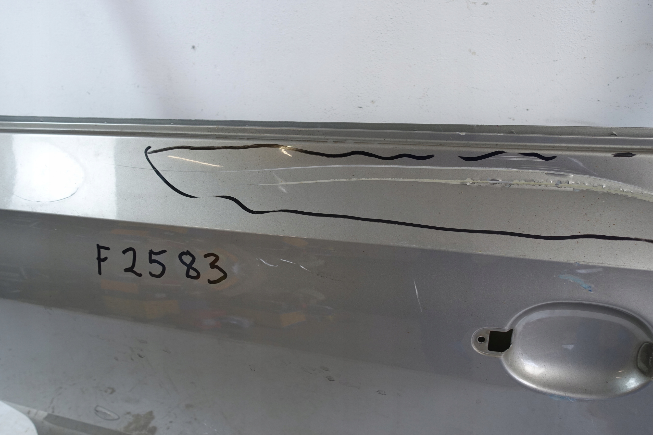 SKODA RAPID SPACEBACK 2013- door left rear part rear. 5JJ833311