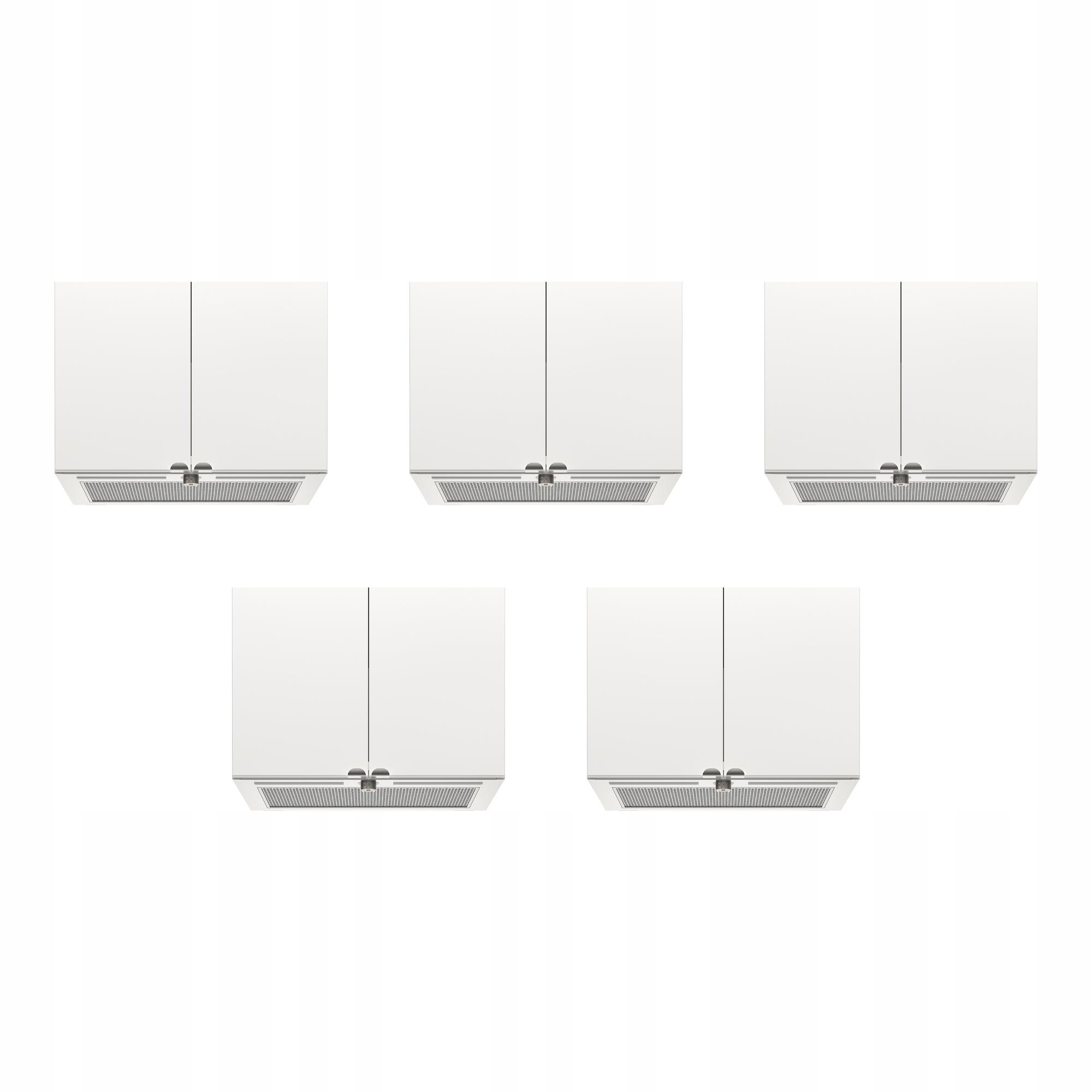 5 szt. Okap kominowy Underverk stal nierdz 60 cm 630 m3/h