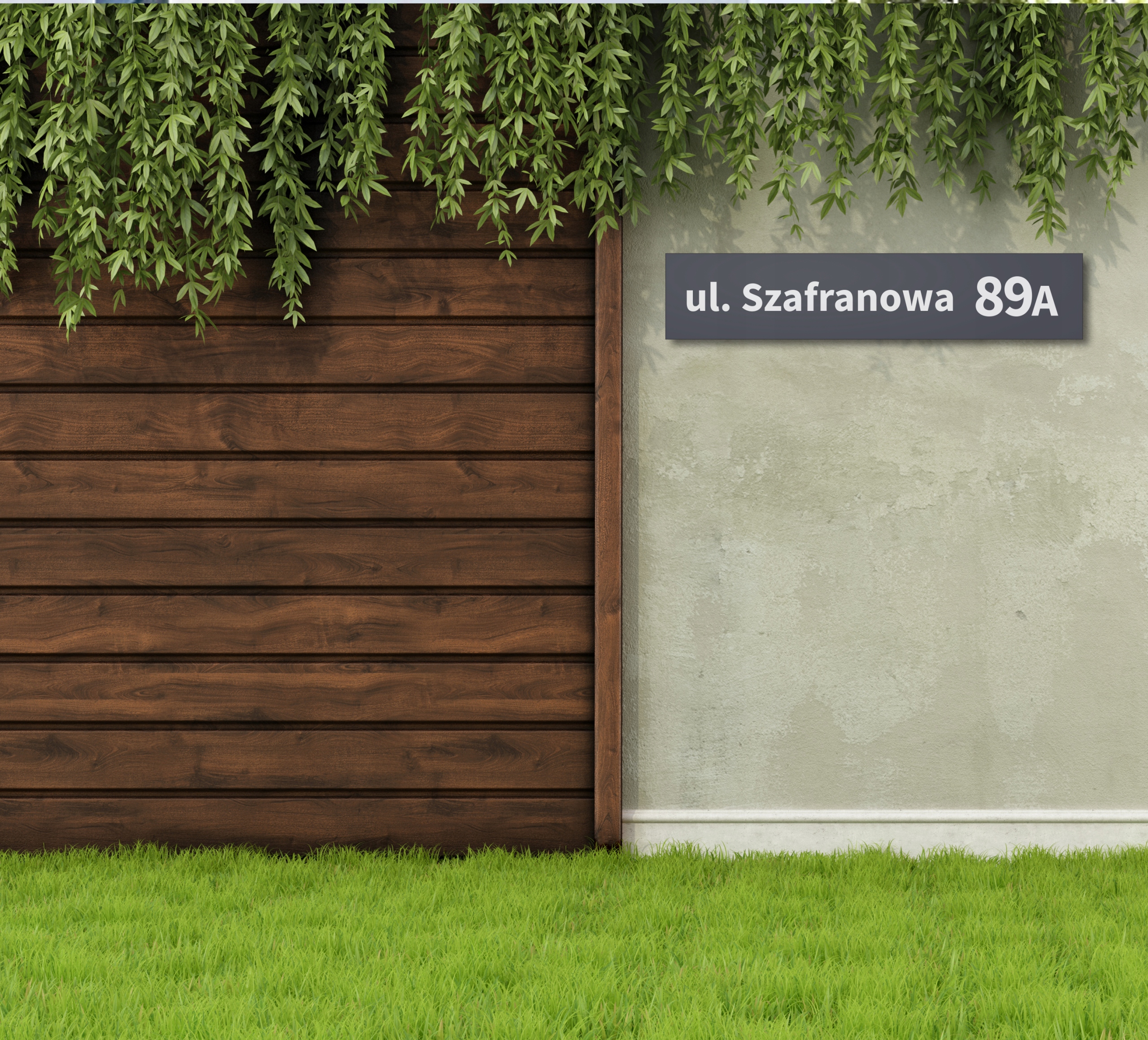 Numer domu tabliczka adresowa ALUMINIUM-ANTRACYT 5 Marka inna