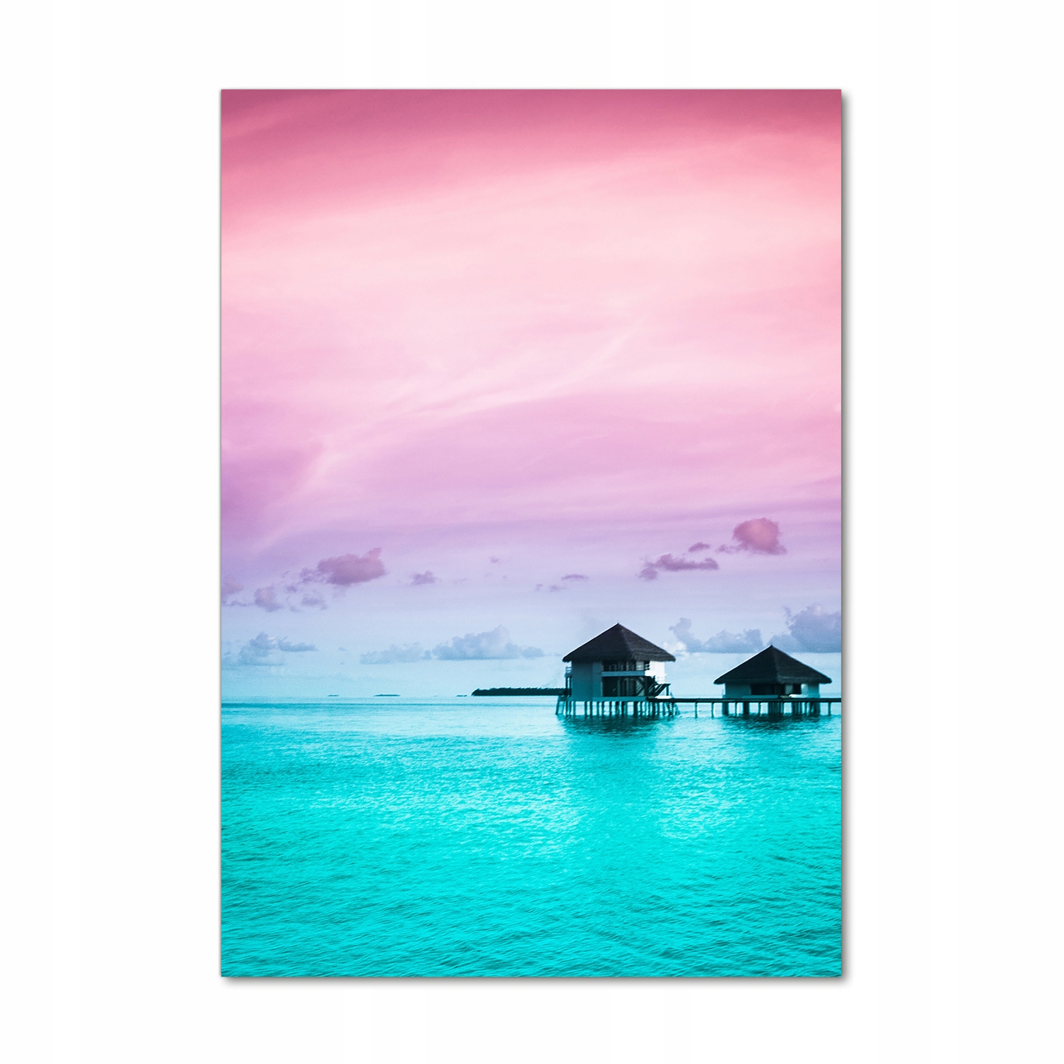

Foto obraz akrylowy Bungalowy na wodzie 70x100cm