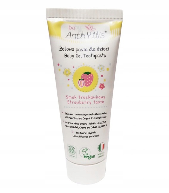 

Anthyllis Pasta Dla Dzieci Truskawkowa Bez Fluoru