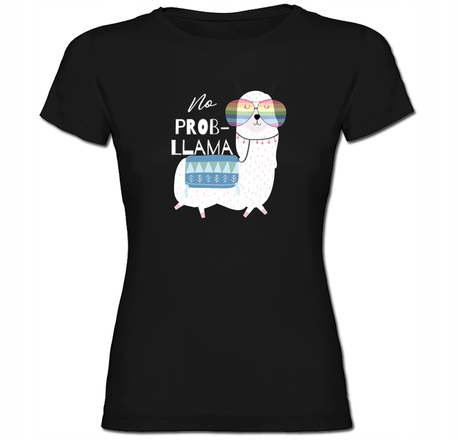 

Damski Llama No Probllama Problem No Worries XXL