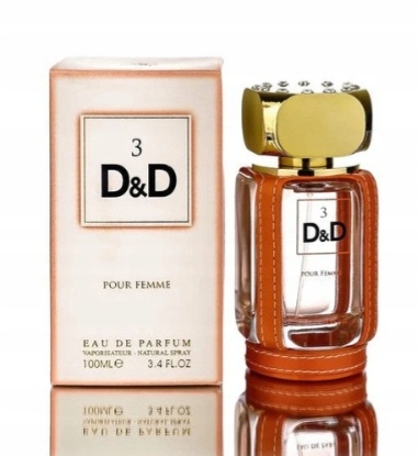 Fragrance World D&D3 100ML Parfémovaná Voda Pro Ženy Arabské Parfémy