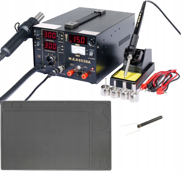 

Stacja Lutownicza Wep 853DA Mata SILIKONOWA33x21cm