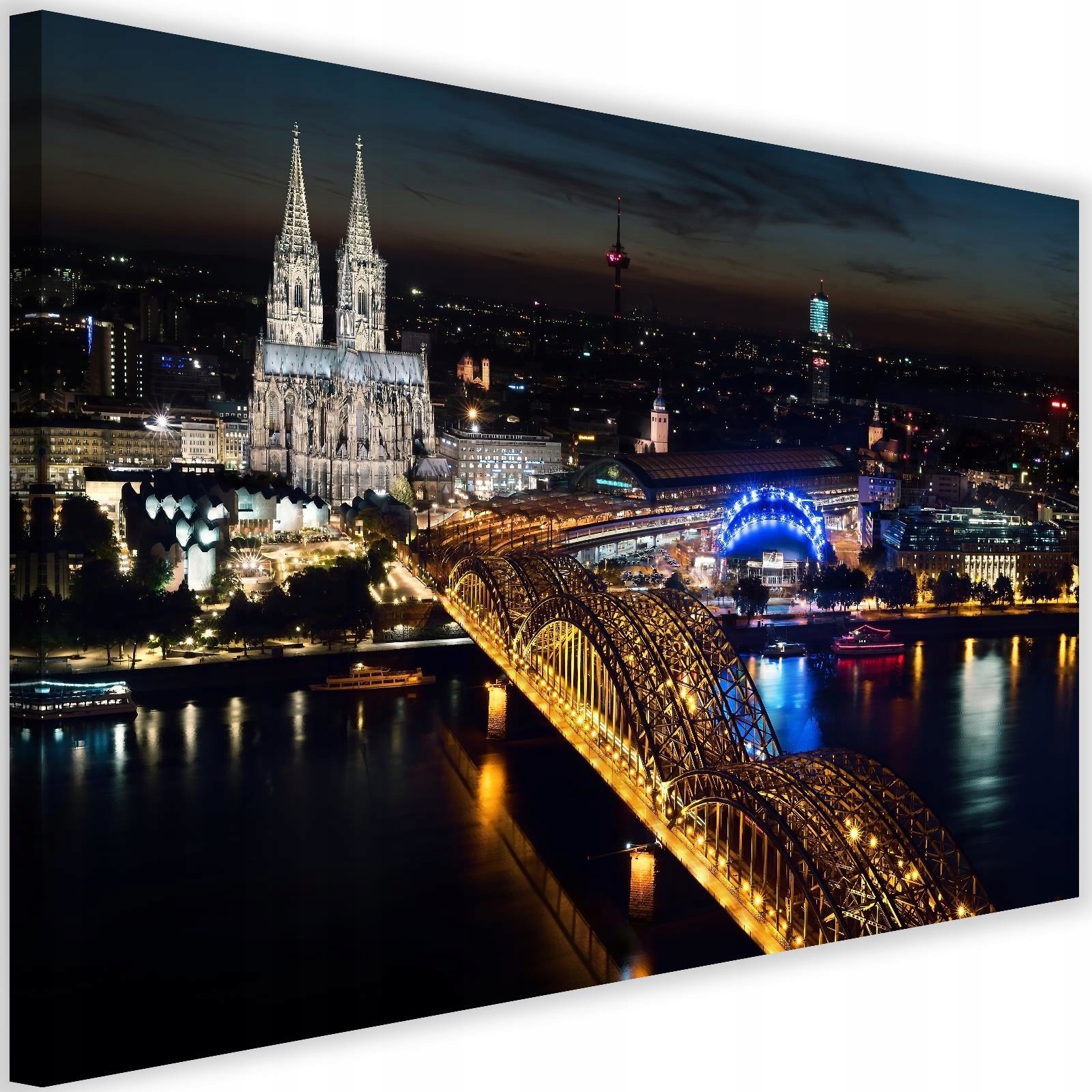

Obraz Miasto Nocą Na Płótnie Do Sypialni 60x40