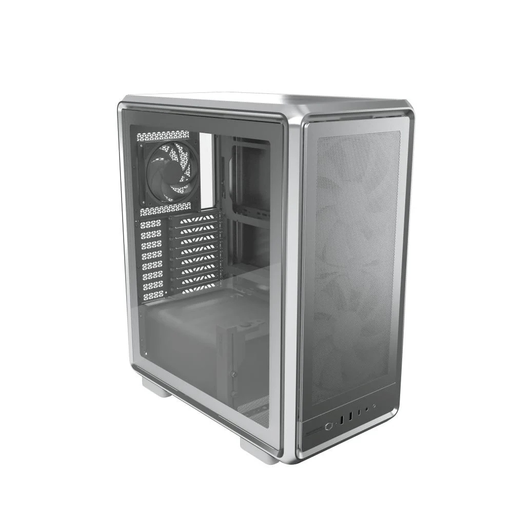 Počítačová skrinka Cooler Master MasterFrame 500 Mesh Midi Tower sivá