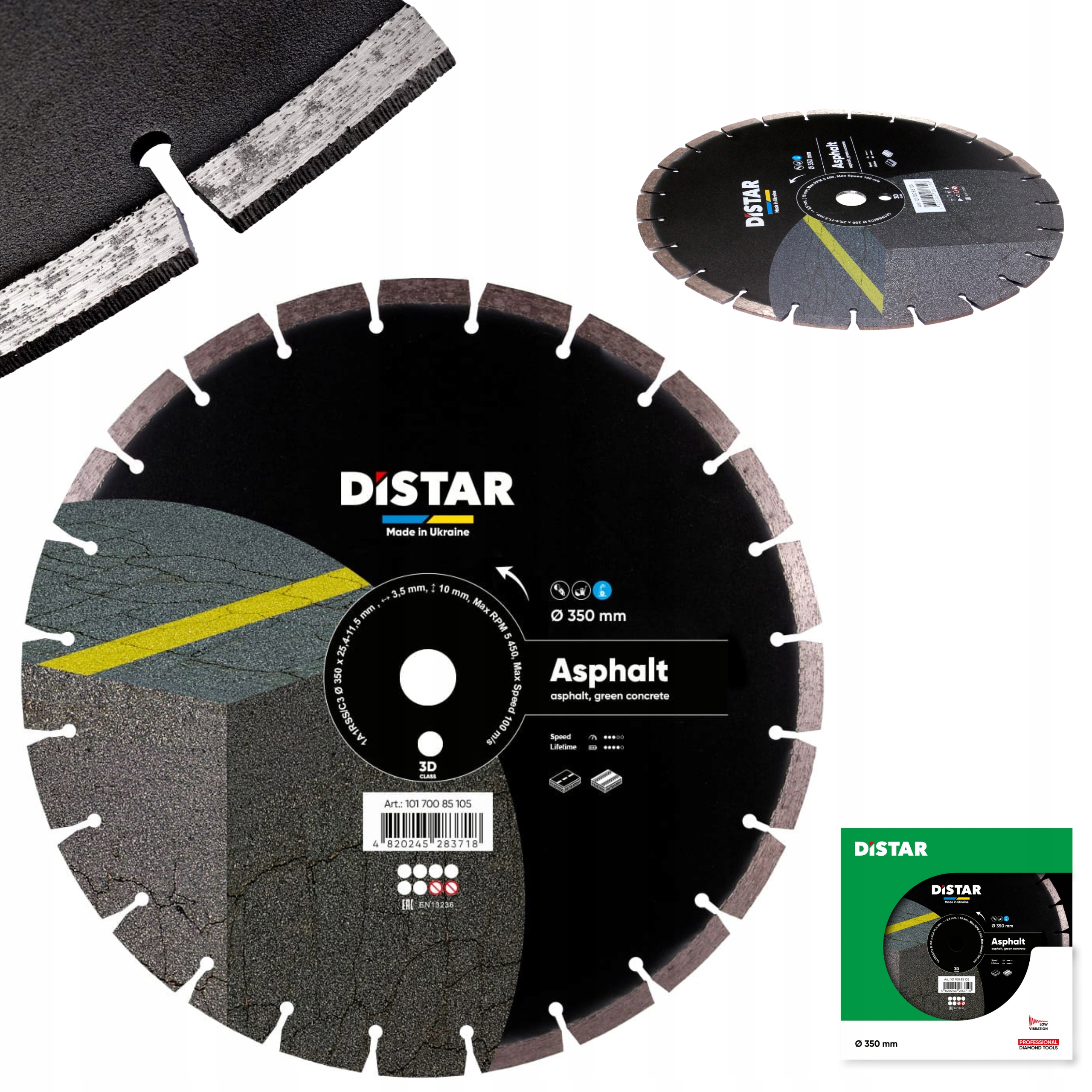Distar Diamantový Kotouč Asphalt 350 x 3,5 2,5 x 25,4 mm