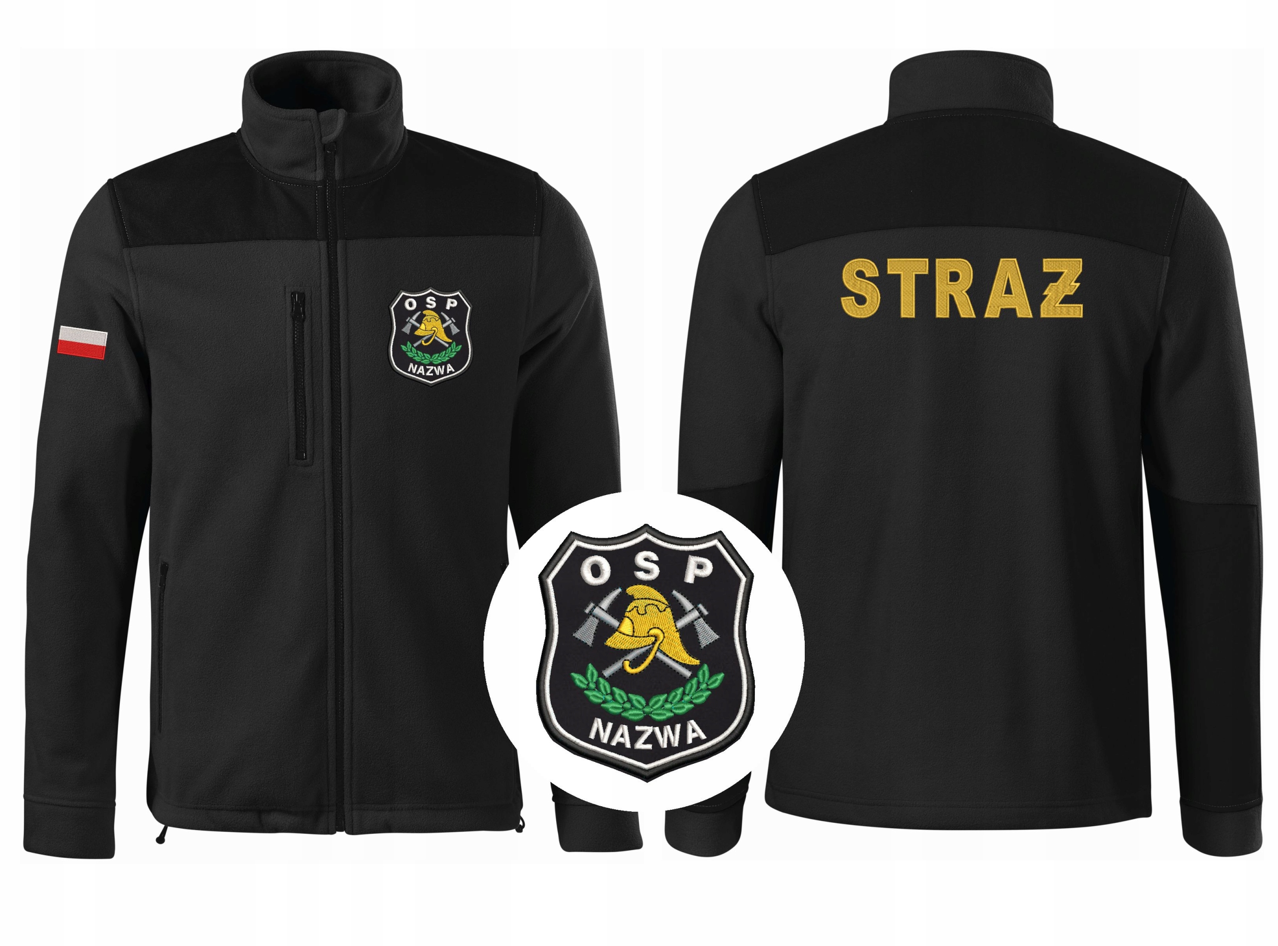 POLAR STRAŻACKI STRAŻ OSP PSP Haftowane LOGO napis OGNIK MDP Liczba sztuk w ofercie 1 szt.