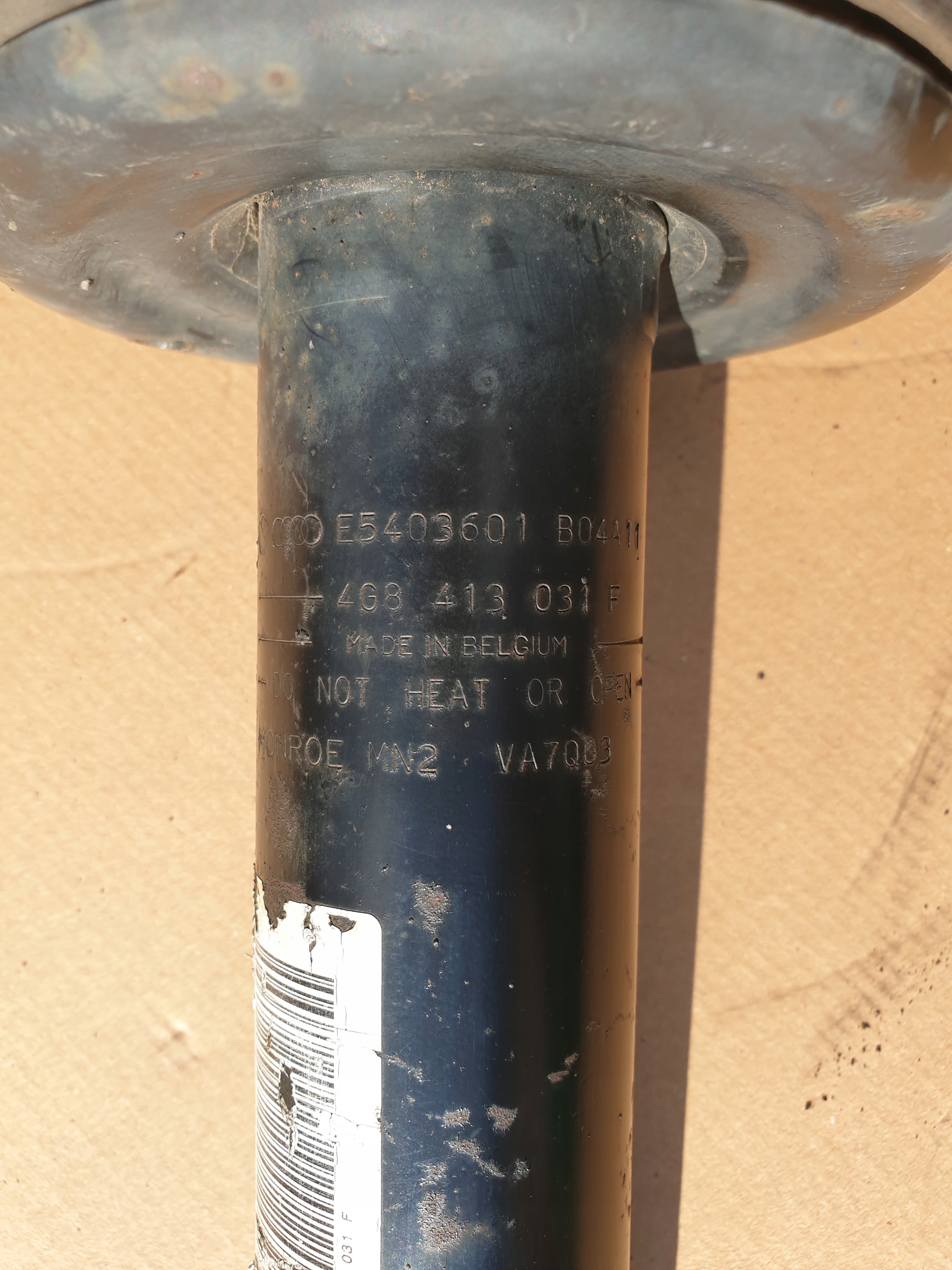 shock absorber spring front MCPERSON AUDI A7 4G OE