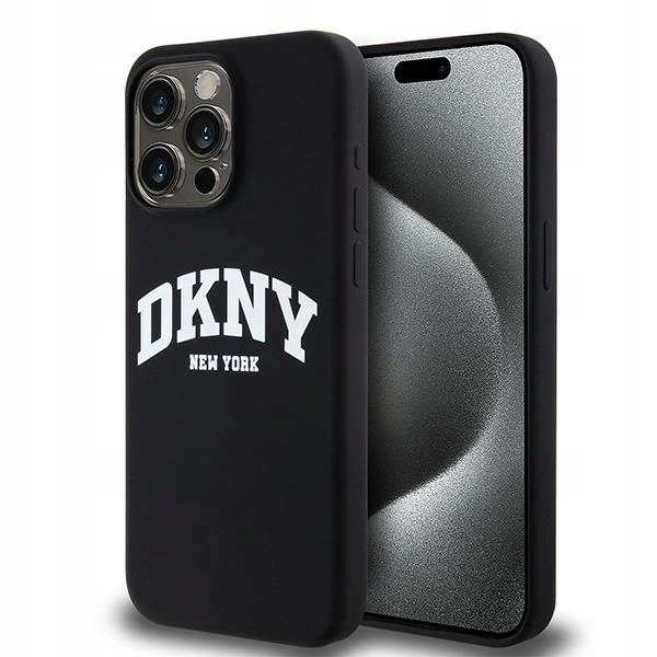 Dkny tekuté silikonové pouzdro s bílým tištěným Pouzdro MagSafe pro iPhone 14 Pro Max
