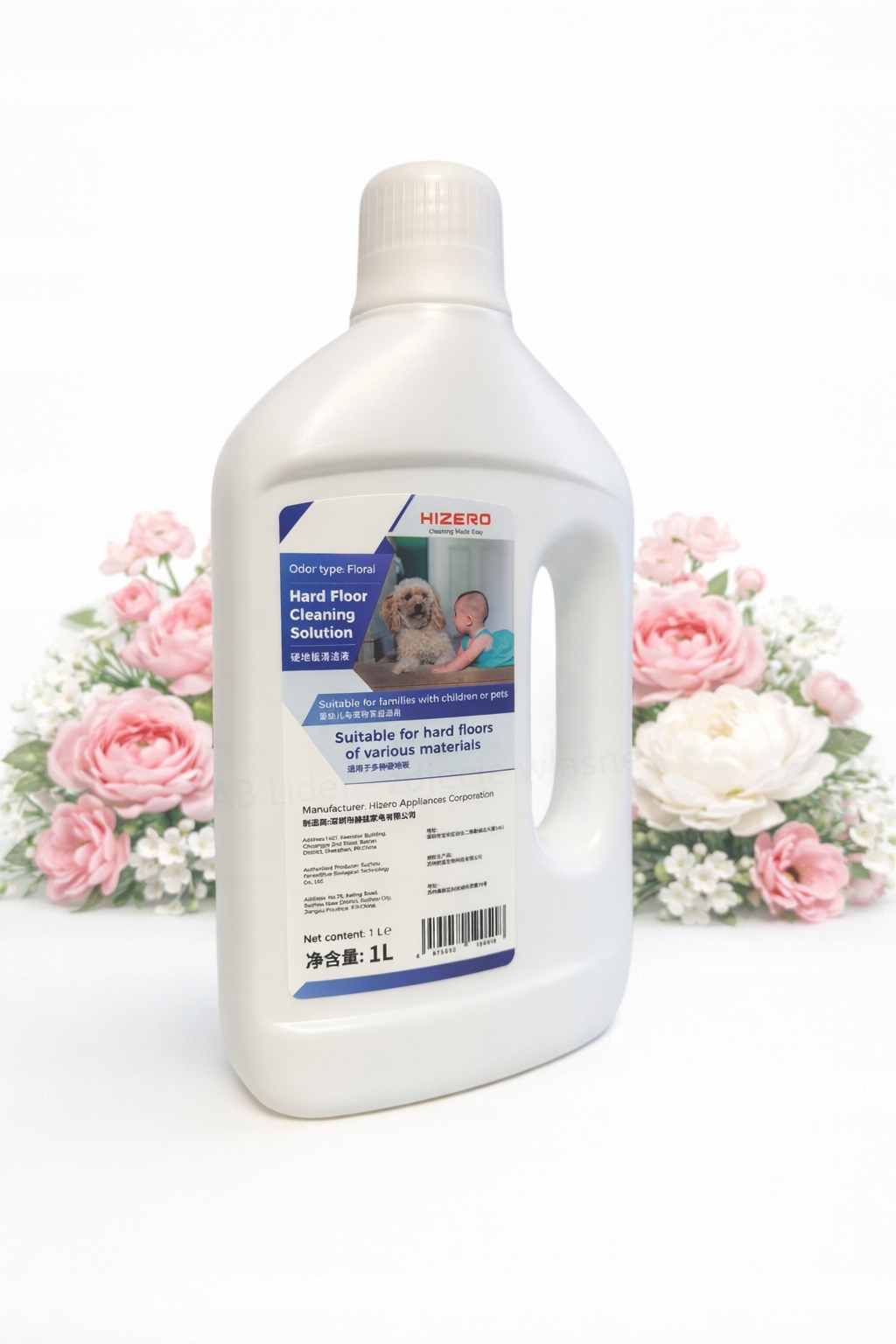 Hizero środek czyszczący płyn do mycia podłóg 1L zapach kwiatów