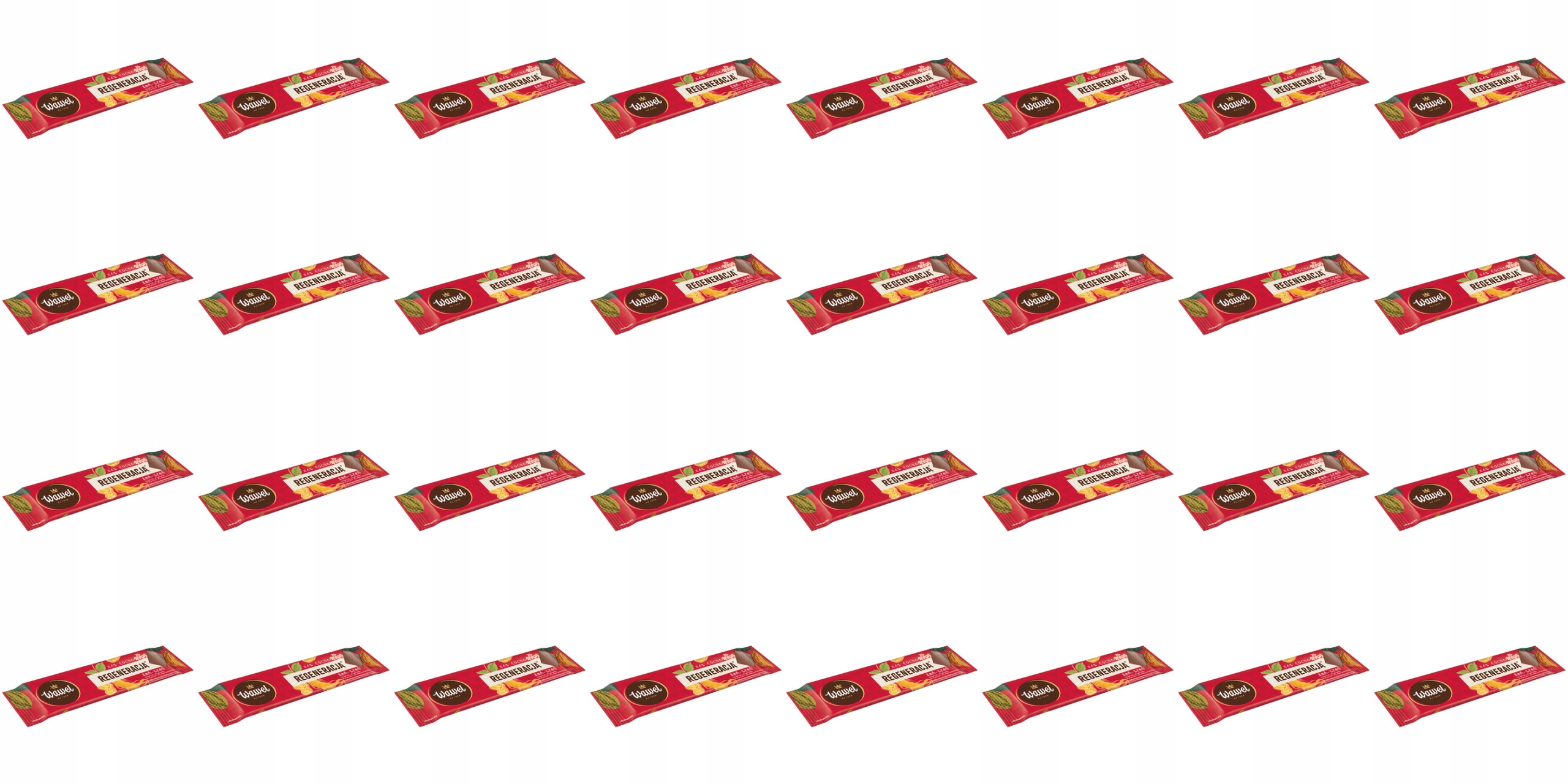 Levně 32 x 20 g Wawel Mini cocoa čokoláda s ženšenem a vitamíny Karton