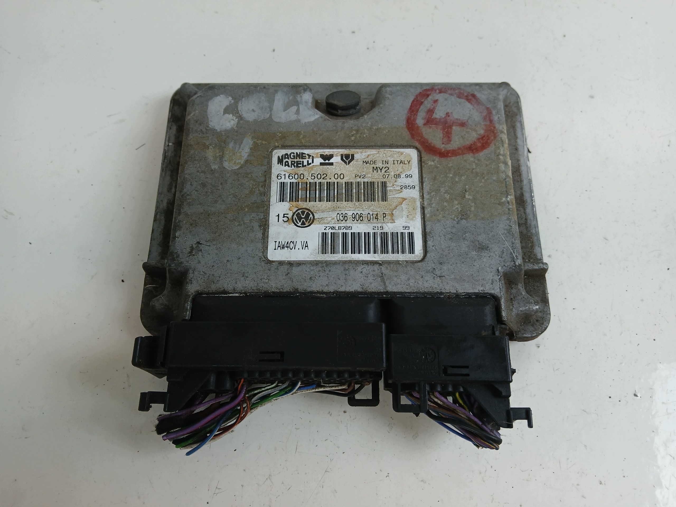 VW GOLF IV 1.4 control unit of the engine 036906014P