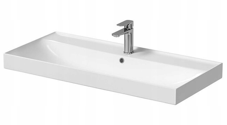 Nábytkové keramické umyvadlo Larga 100 cm