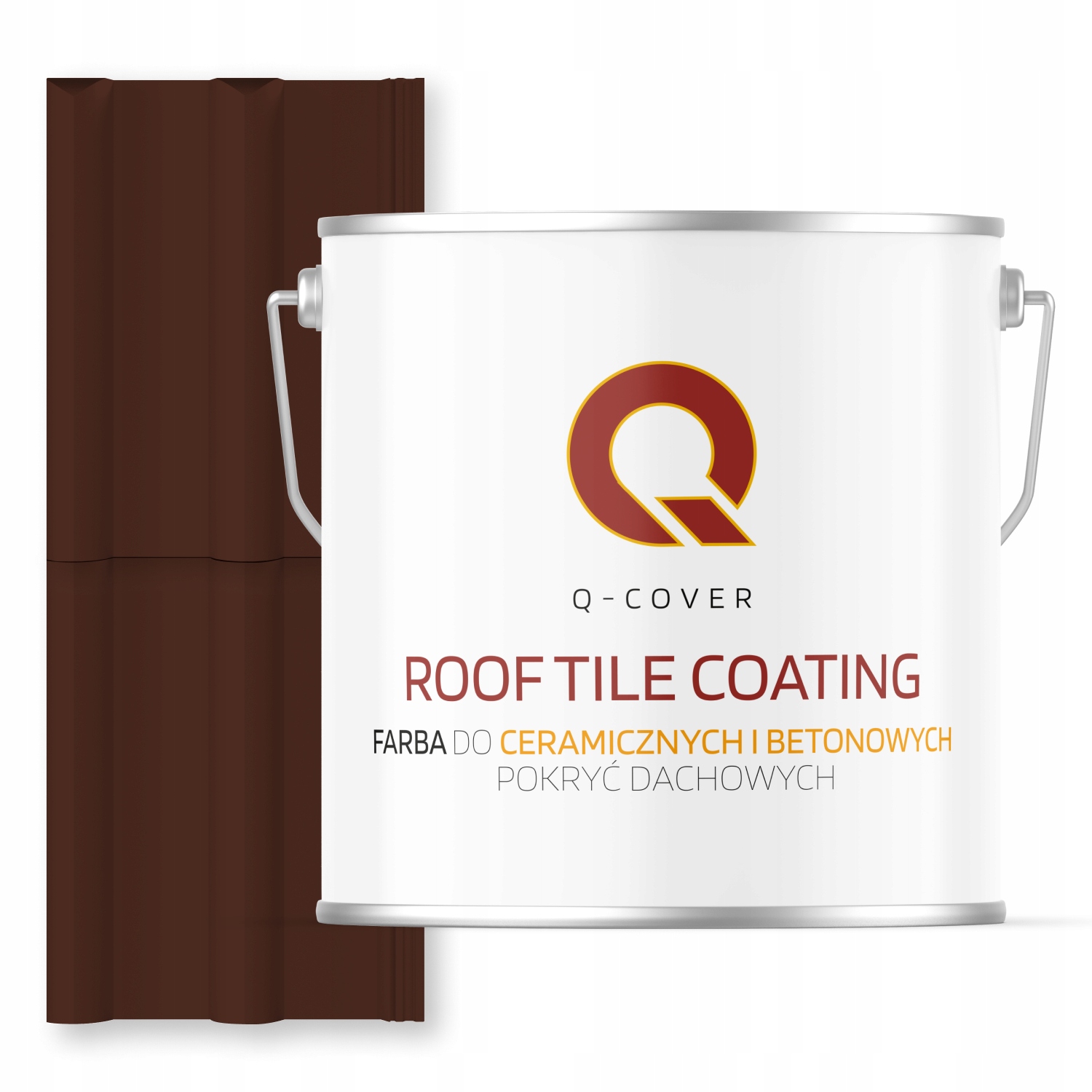 Farba Na Keramické Betónové Strechy Hnedá Teplá Ral 8016 5 L Saténová