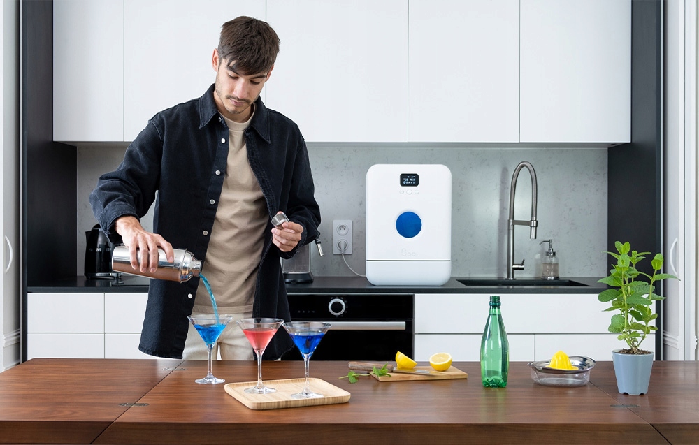 DAAN TECH BOB MINI ZMYWARKA MAŁA KOMPAKTOWA WOLNOSTOJĄCA STOŁOWA NABLATOWA Kolor dominujący biały