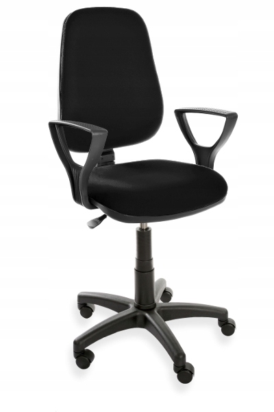 Fotel biurowy tapicerowany z podłokietnikami