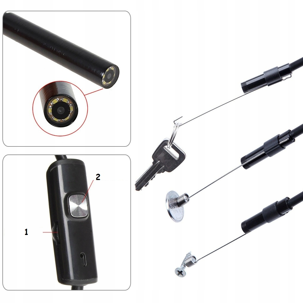 2M ENDOSKOP KAMERA INSPEKCYJNA USB ANDROID WARSZTATOWA MIKRO EAN (GTIN) 4059457172217