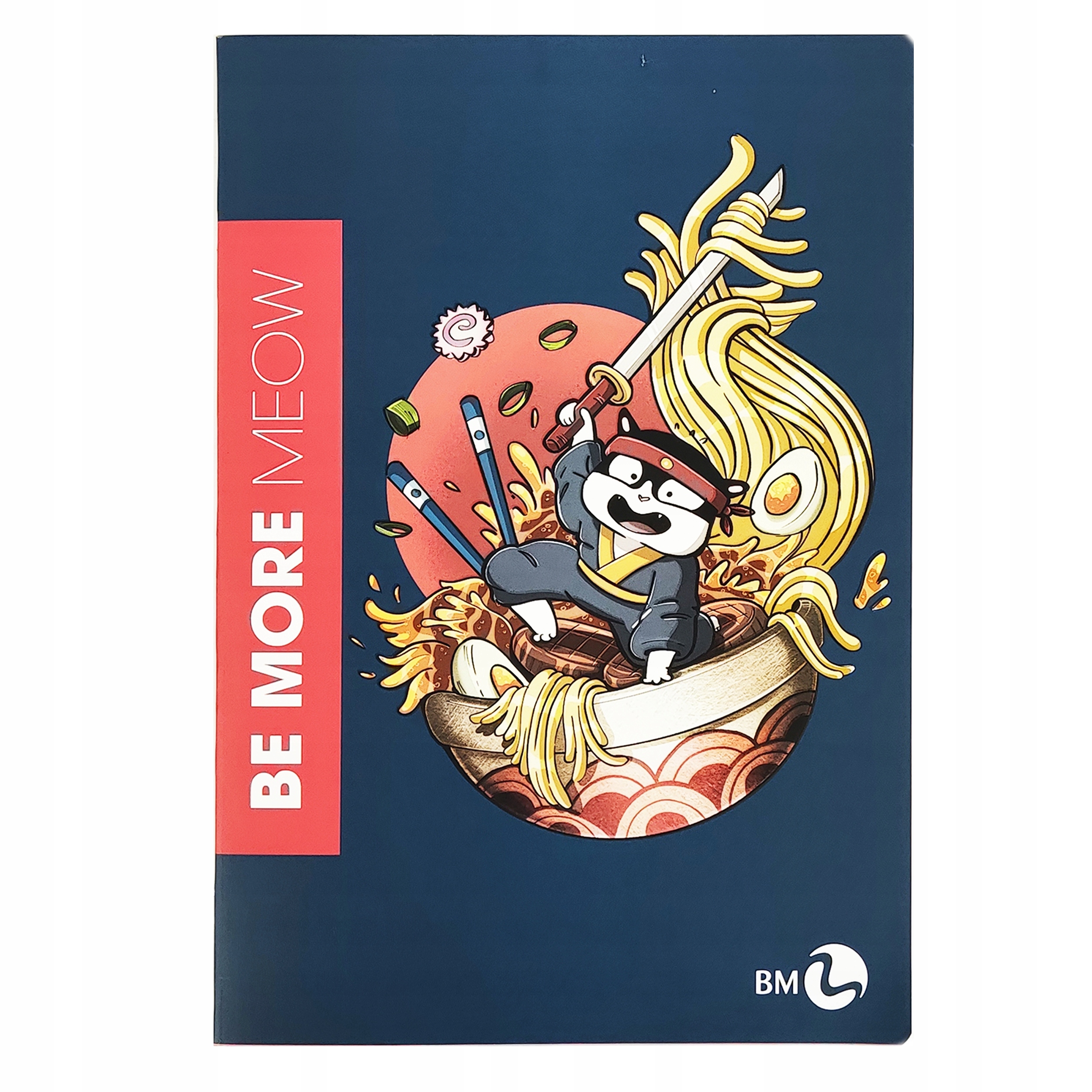 BE MORE ZESZYT A4 MEOW KRATKA 72 STRONY 100G. 2305