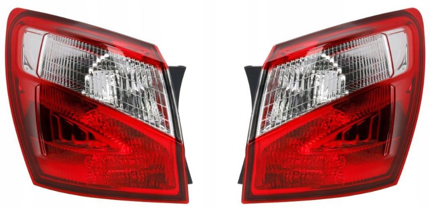 

2x Lampa Tył Tylna Nissan Qashqai 2010- L+p Led