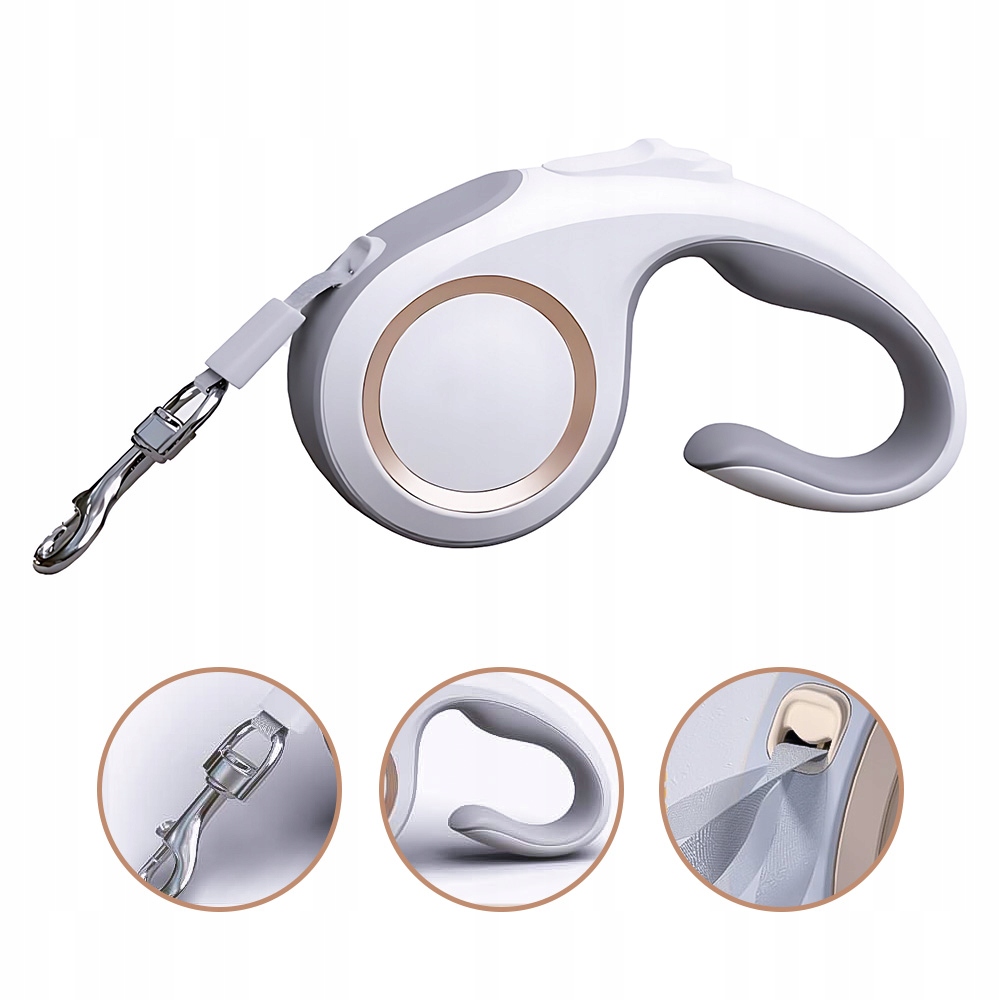 Levně Lehká Vodítko Pro Psa 5 M Reflexní Přenosná Kompatibilní Odolná