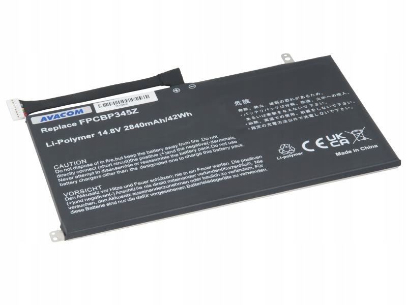 Fujitsu LifeBook UH572, Li-pol 14,8V 2840mAh