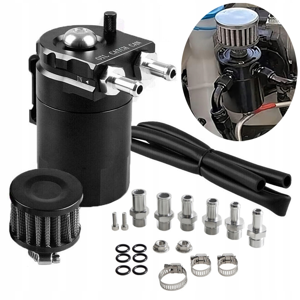 300ML Oil Catch Tank Odlučovač Oleje S Filtrem ,Universal,Nádrž na olej