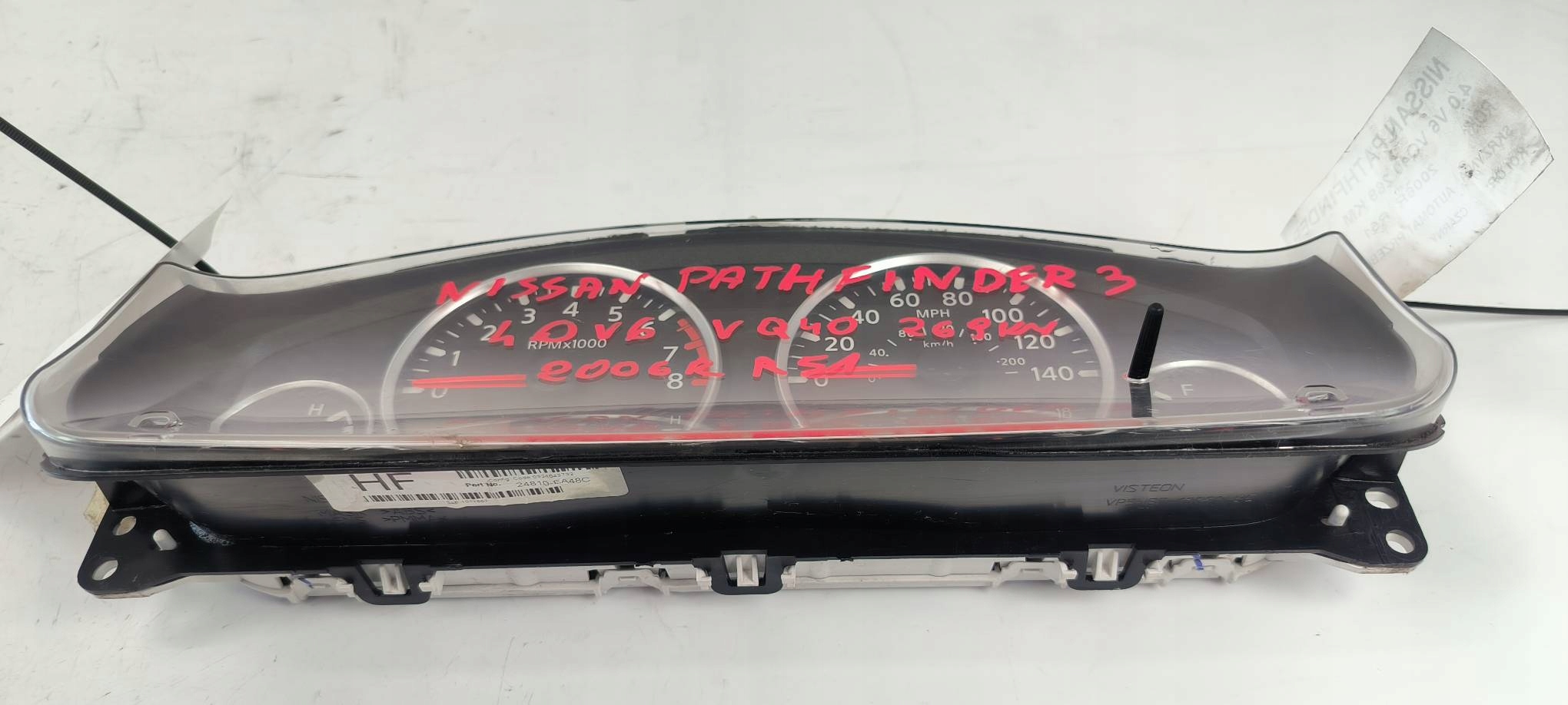 dials clock 24810-EA48C NISSAN PATHFINDER
