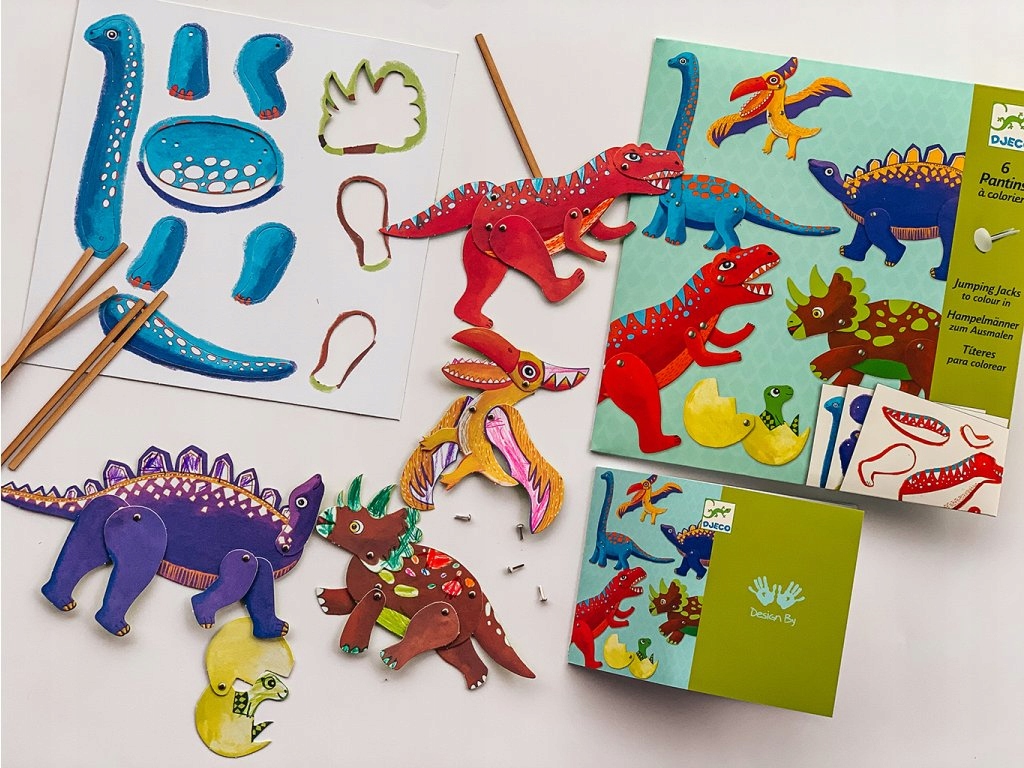 Zestaw artystyczny Djeco - Dinozaury Kod producenta DJ09680