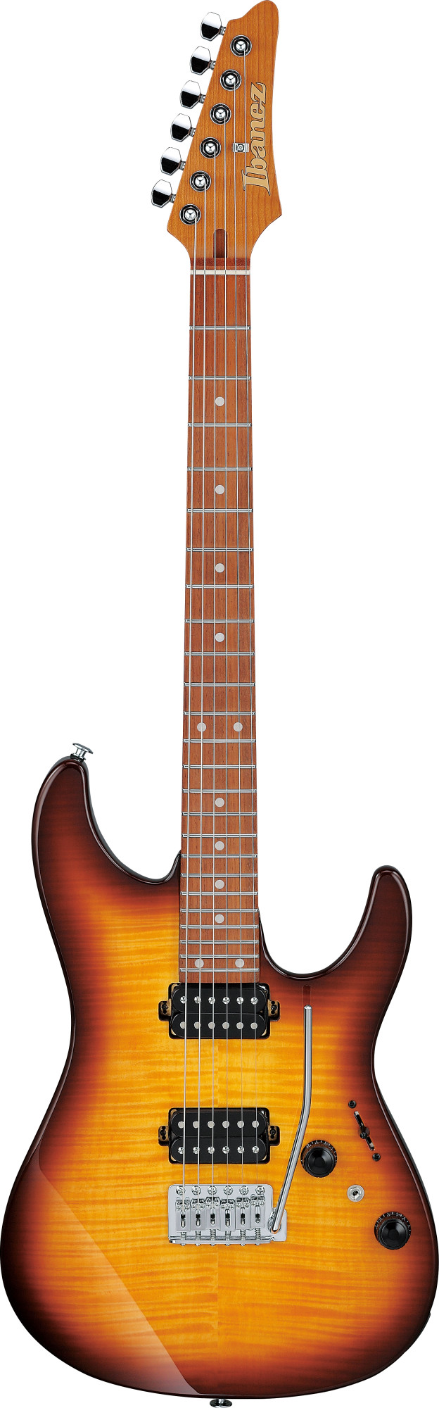 Ibanez AZ24S1F-VLS Gitara Elektryczna Superstrat Hh Sunburst Podpalana Az