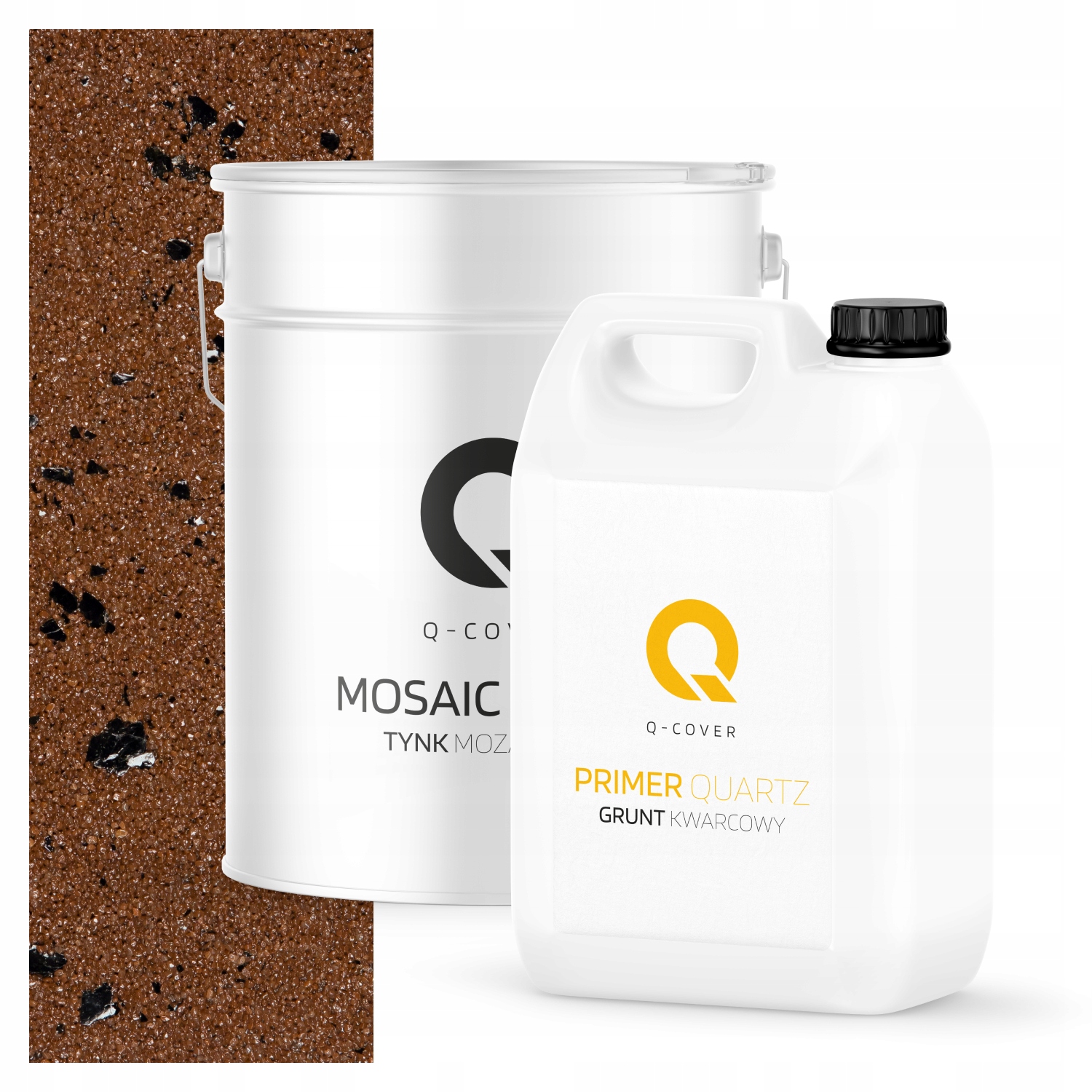 Mozaiková Omítka Hnědá S Černou Slídou M94 Pryskyřičná Vnější 12,5 Kg Podklad