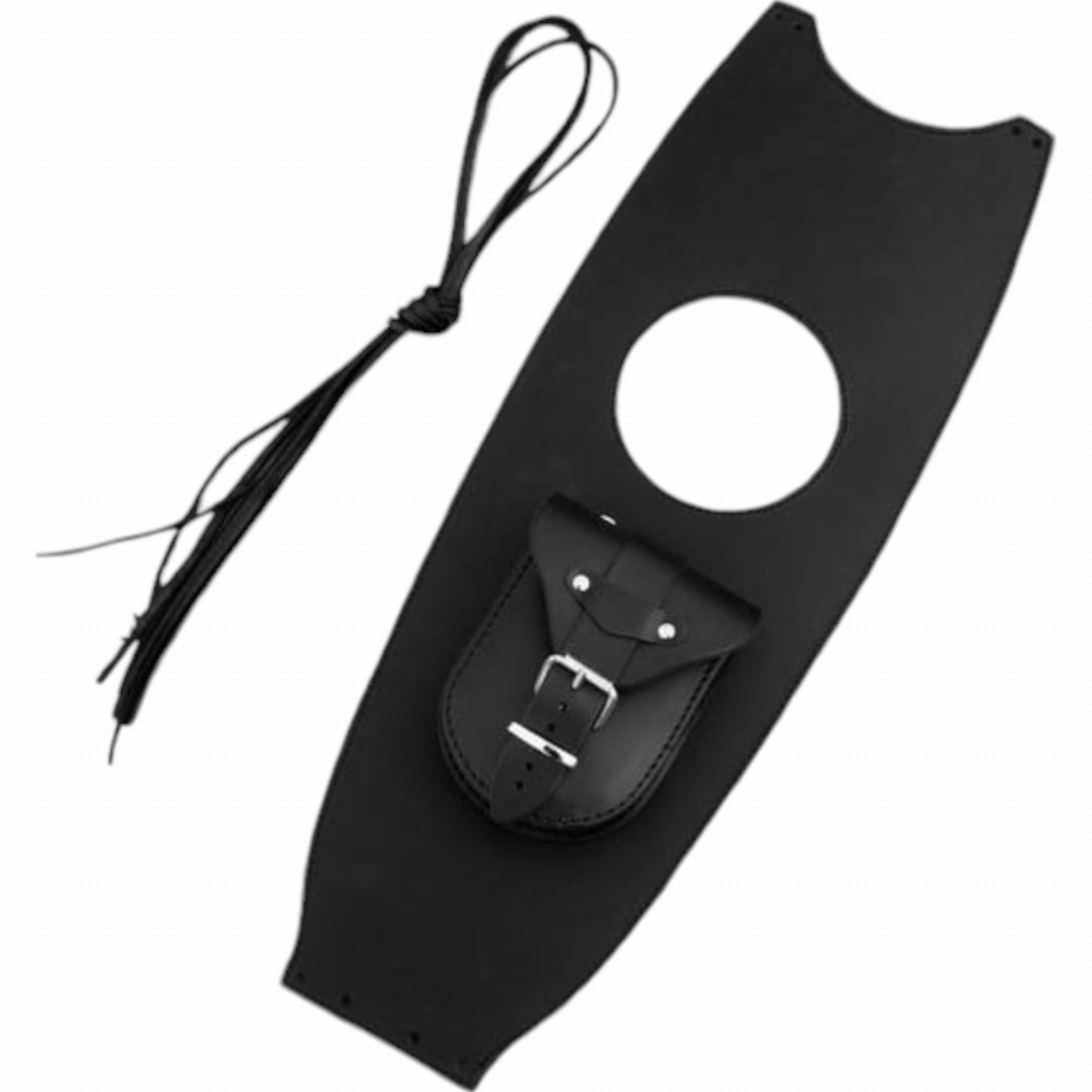 Pás na nádrž Kožená kravata Junak M11 bez cvočkov