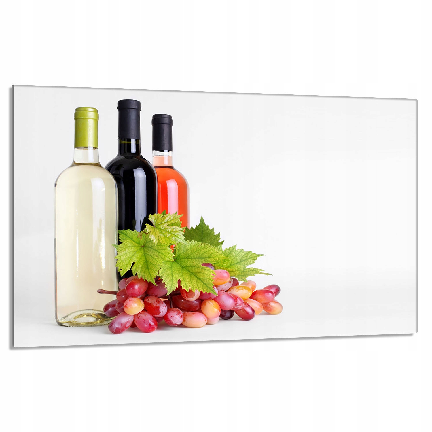 Skleněná ochranná deska na sporák 80x52 Víno do kuchyně