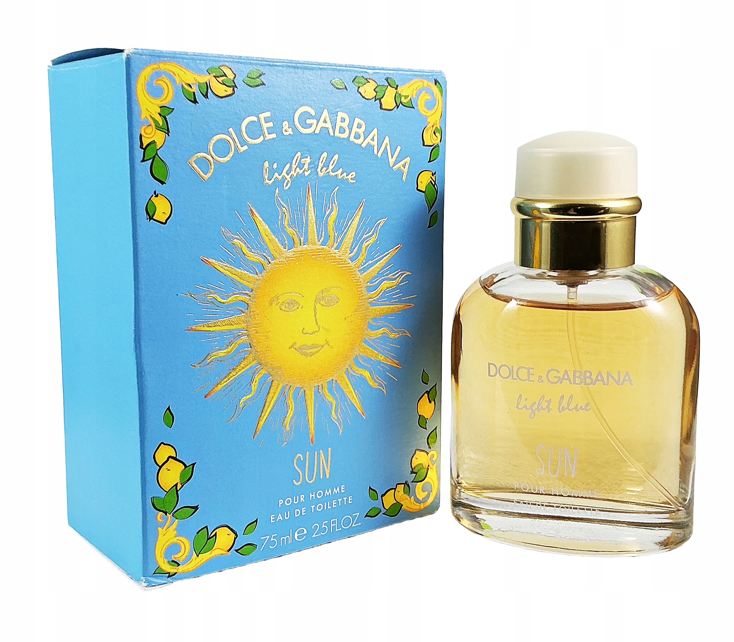 D&g Dolce Gabbana Light Blue Sun Pour Homme Eau De Toilette Unikat