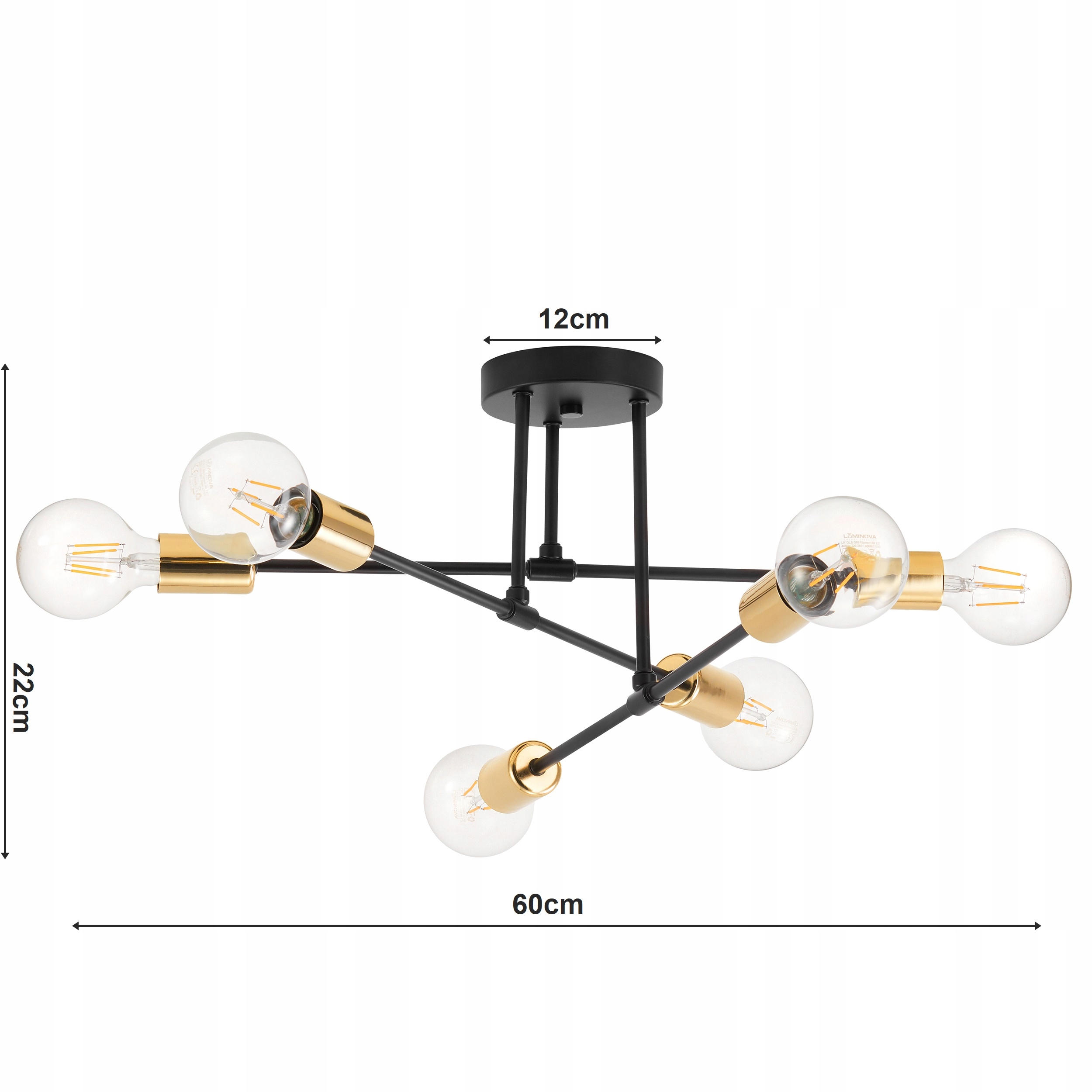 LAMPA SUFITOWA WISZĄCA NOWOCZESNA LOFT EDISON EAN (GTIN) 5904067087316