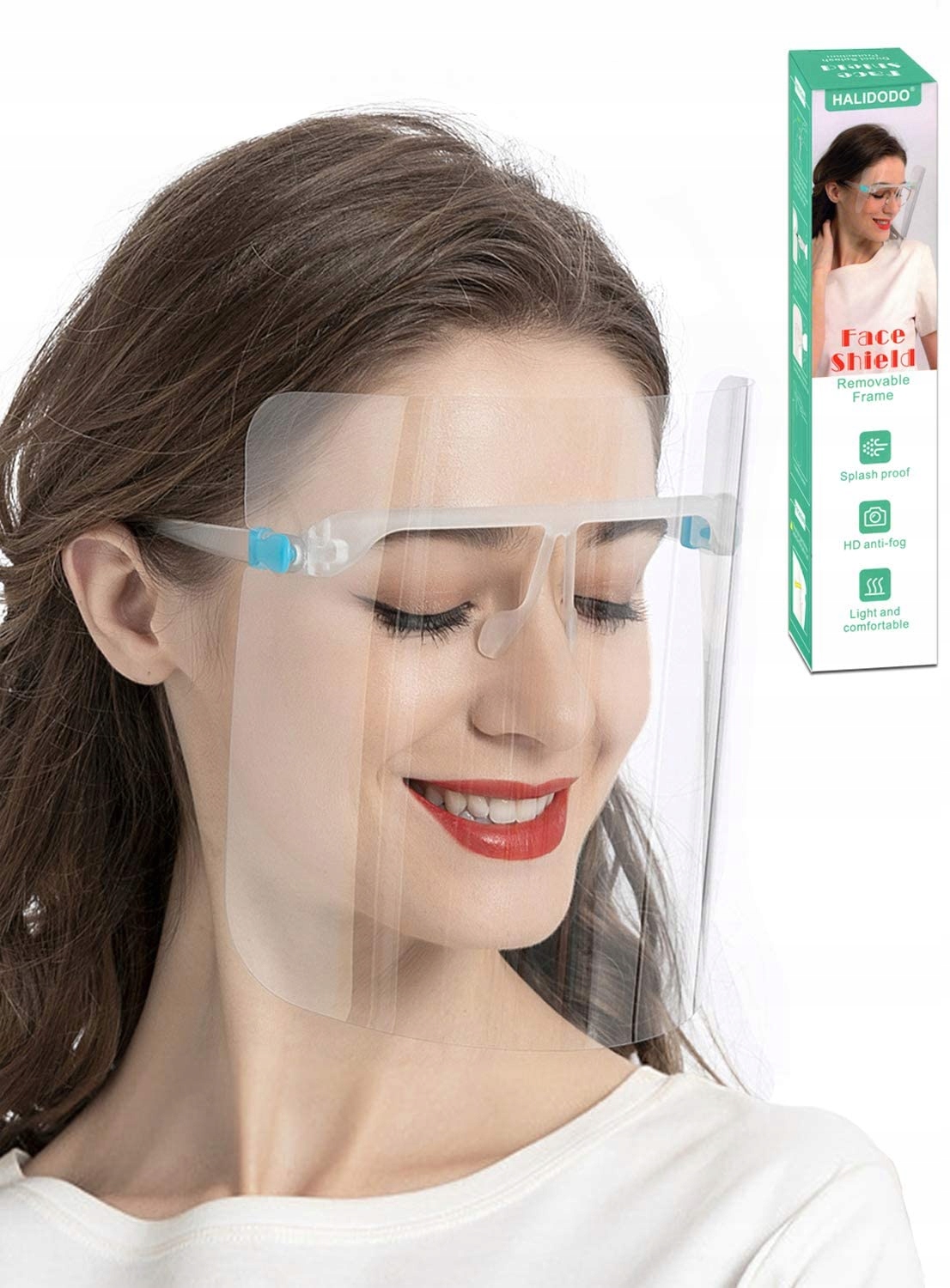 PRZYŁBICA OCHRONNA OKULAROWA OKULARY MASKA 2PACK Marka inna