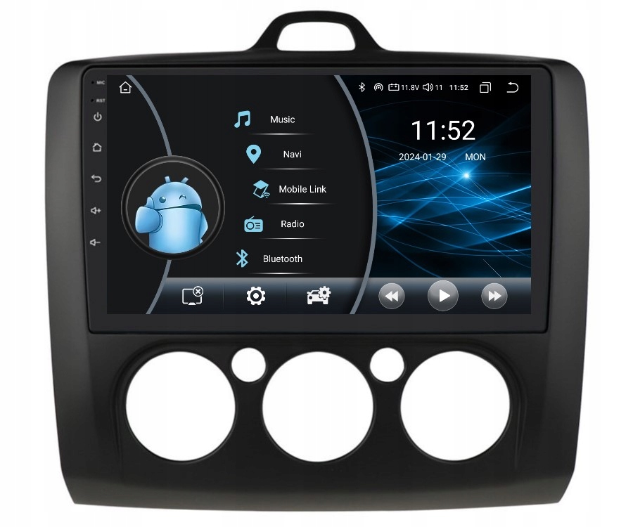 Radio 2DIN Nawigacja Android Ford Focus MK2 2 II 2/32 Gb Dsp Carplay Lte