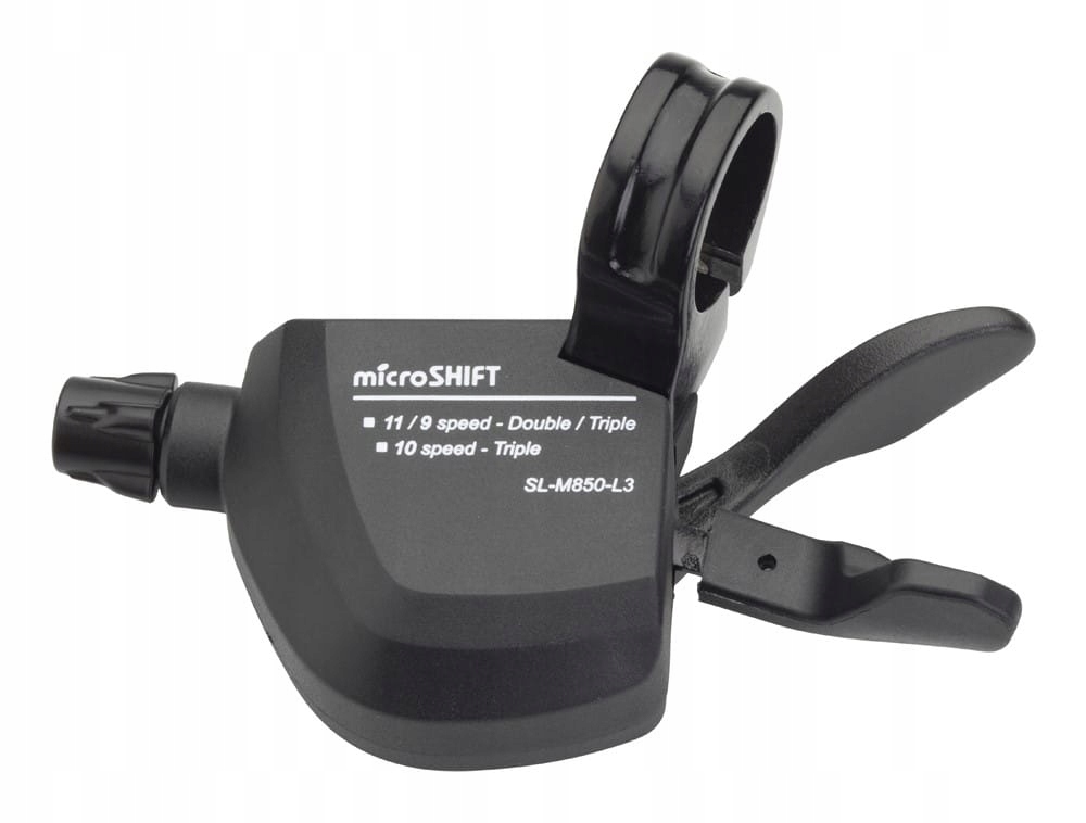 Manetka Microshift Xle, Lewa, 3.rzędowa, Kompatybilna z Shimano