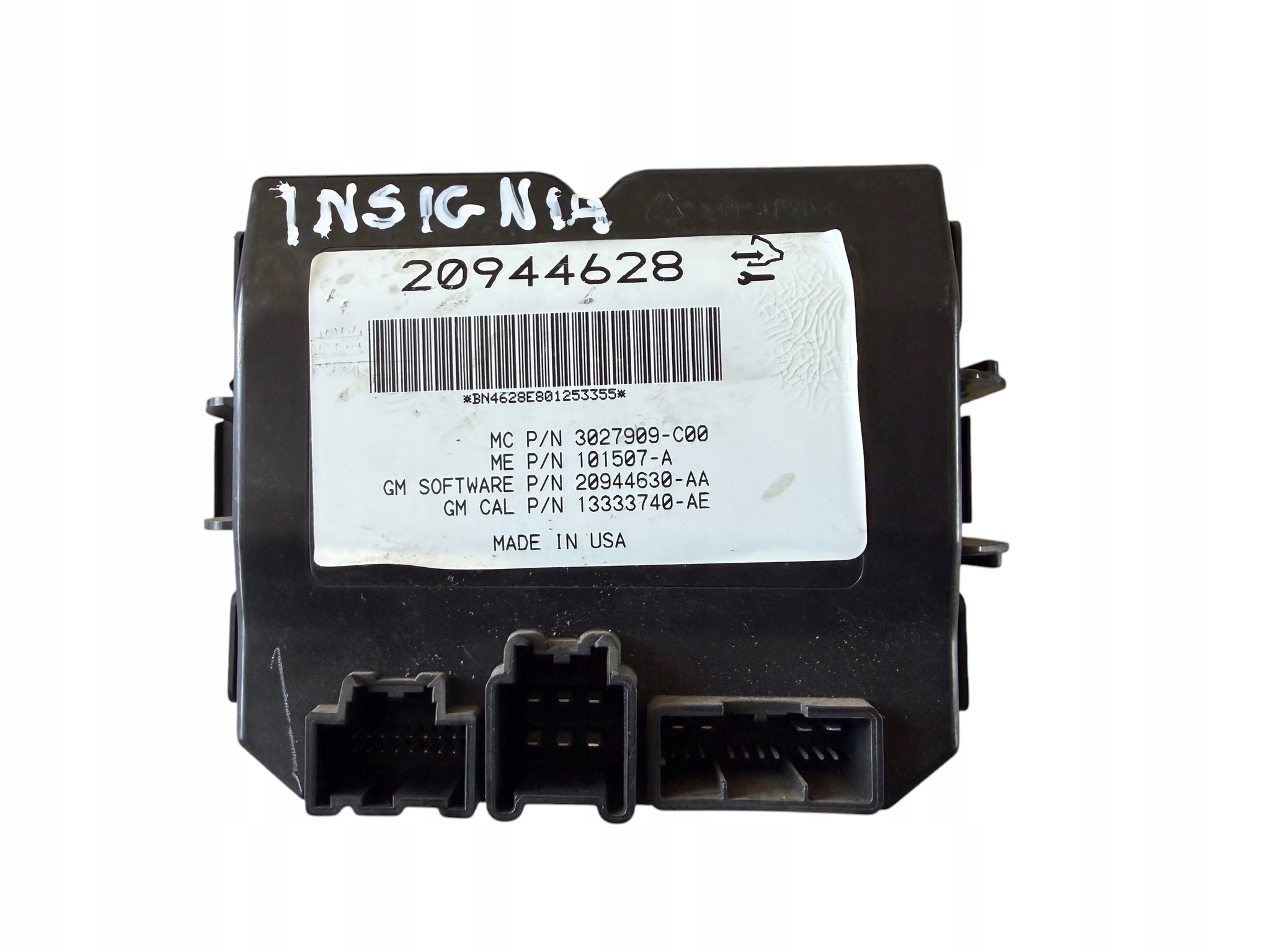 module control unit bonnet rear part OPEL INSIGNIA A KOMBI 20944628