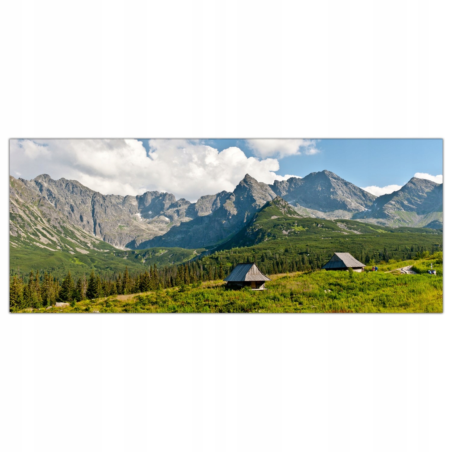 

Obraz Szklany Foto-obraz Domy Góry Wzgórze 125x50