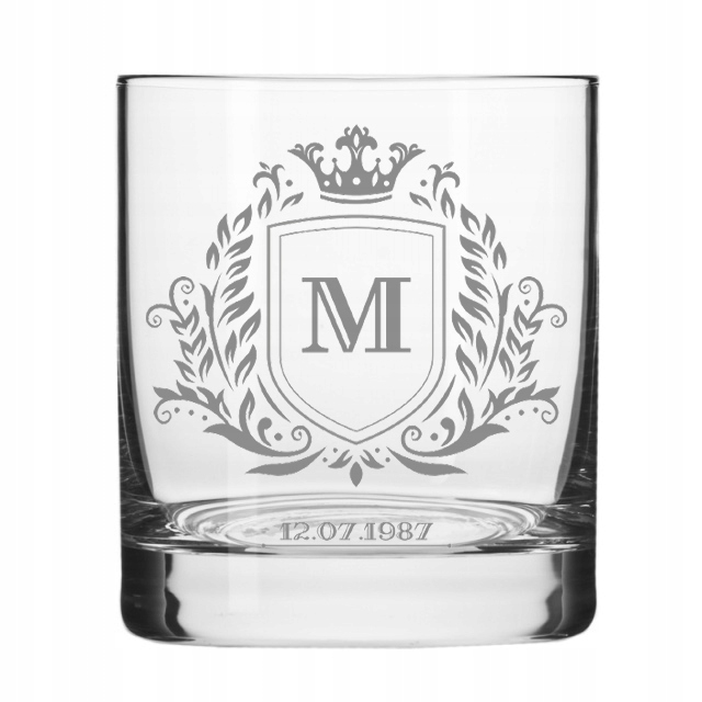 

Szklanka do whisky z grawerem Grawerowana Krosno