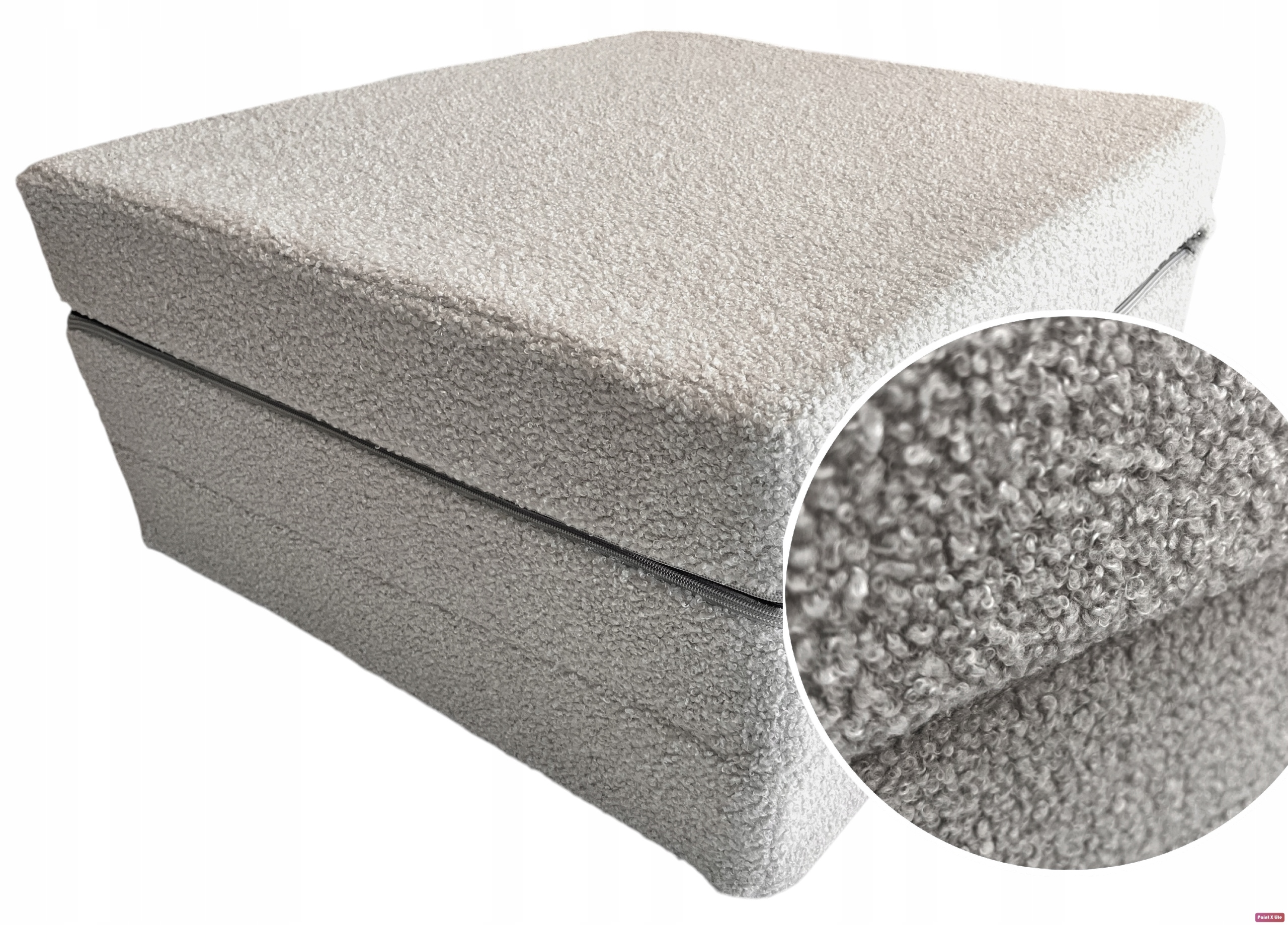 Materac turystyczny składany rozkładany 198x60x10cm fotel baranek łóżko