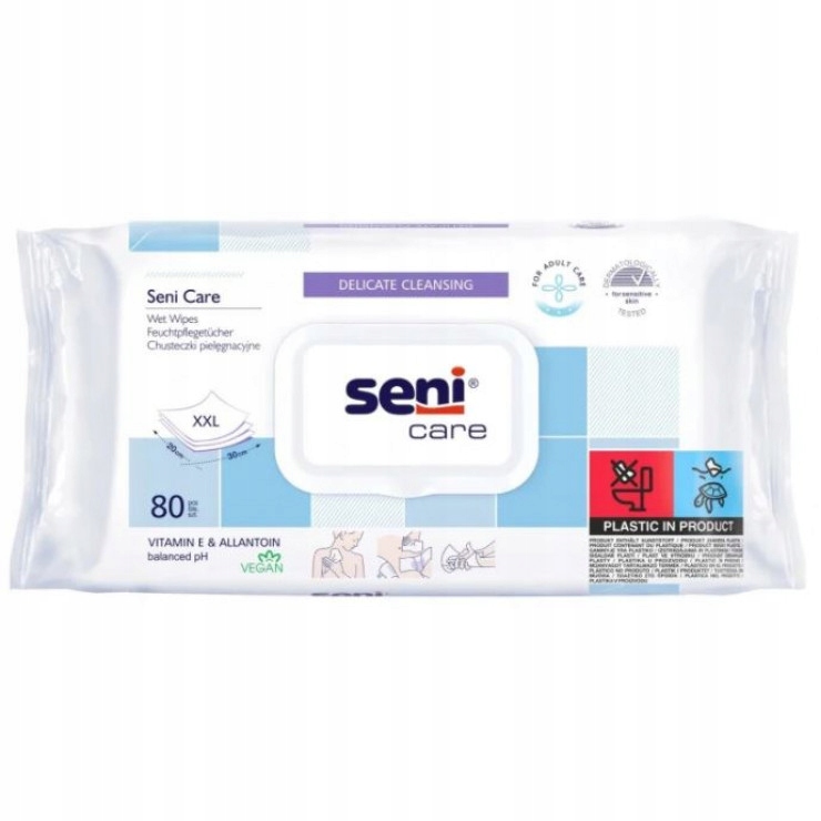 

Chusteczki nasączone Seni Care 80 sztuk